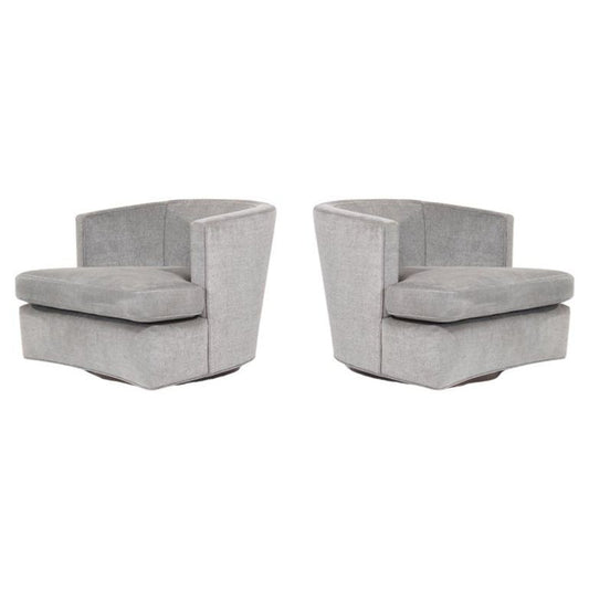 Set of Low-Profile Swivel Chairs by Harvey Probber, C. 1950s