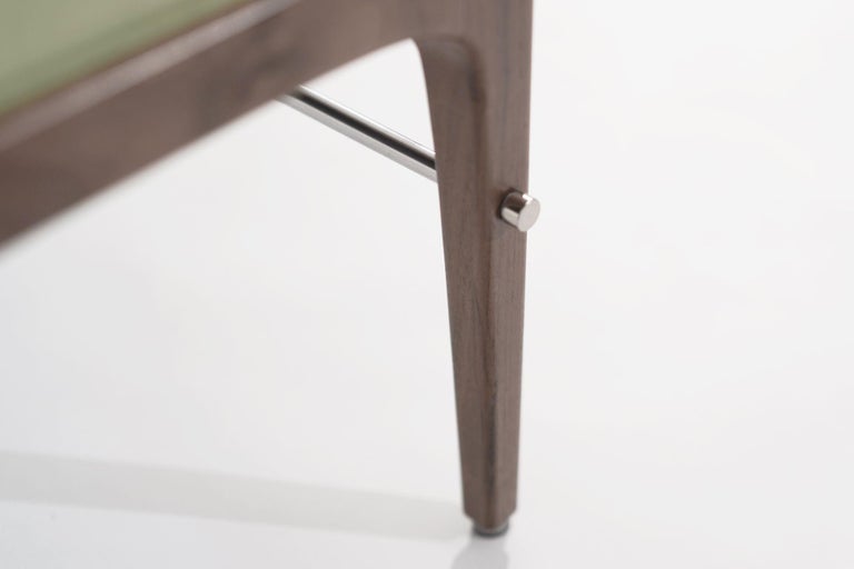 Linear Bench in Natural Walnut Series 96