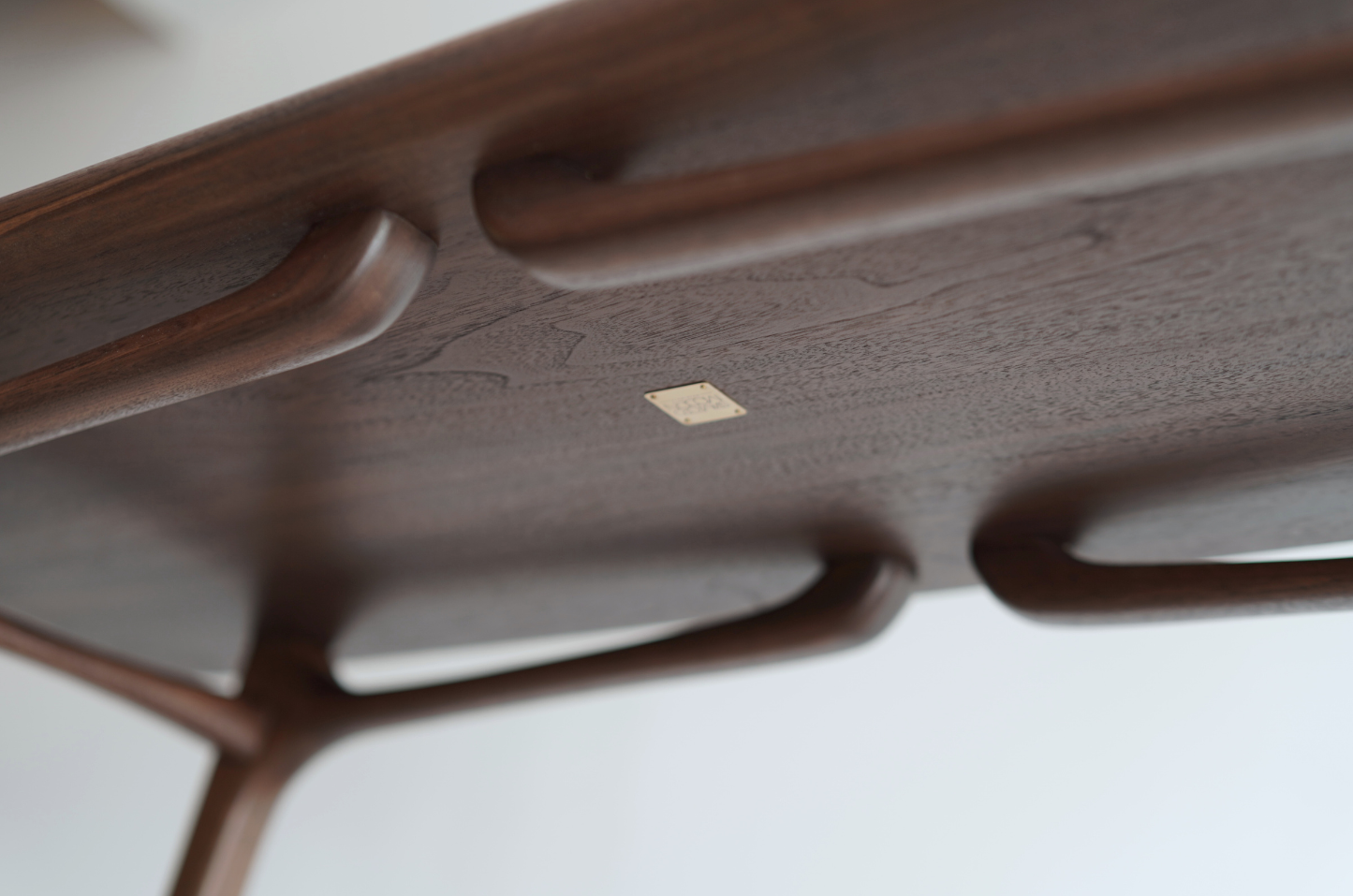 ICO Console Table in Dark Walnut