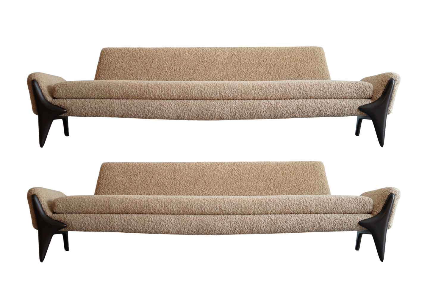 Set of Gondola Sofas by Adrian Pearsall, C. 1950s