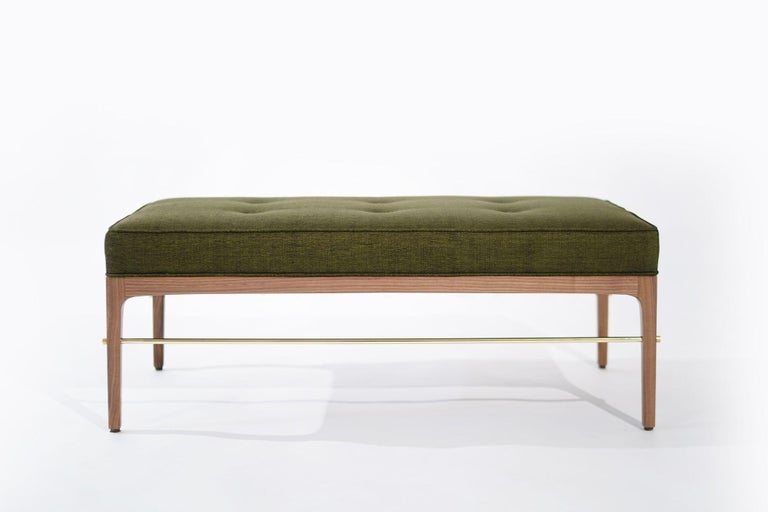 Linear Bench in Natural Walnut Series 48 by Stamford Modern
