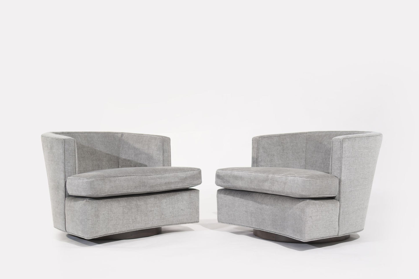 Set of Low-Profile Swivel Chairs by Harvey Probber, C. 1950s