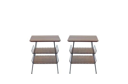 Industrial Set of End Tables by Tony Paul, C. 1960s