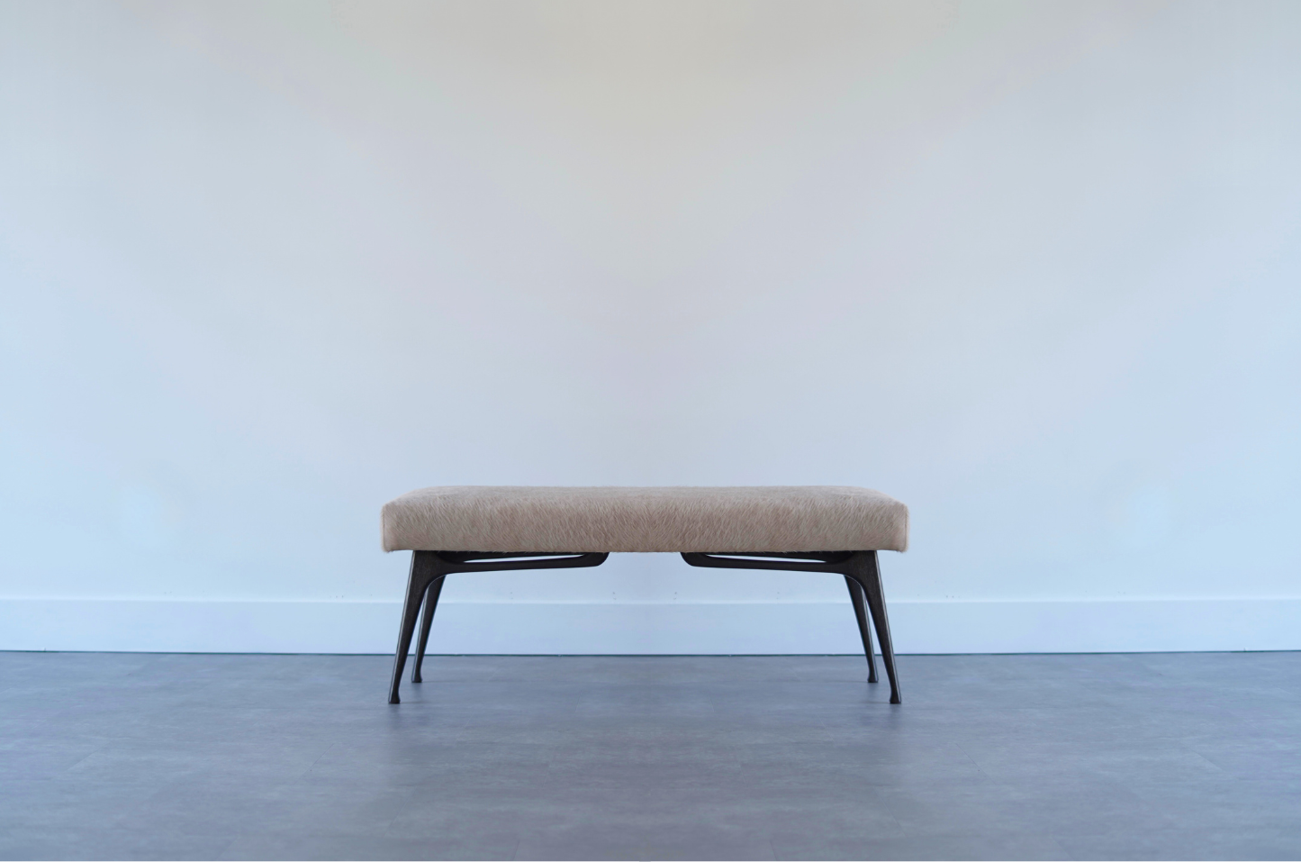 Sculptural ICO Bench Series 48 in Espresso
