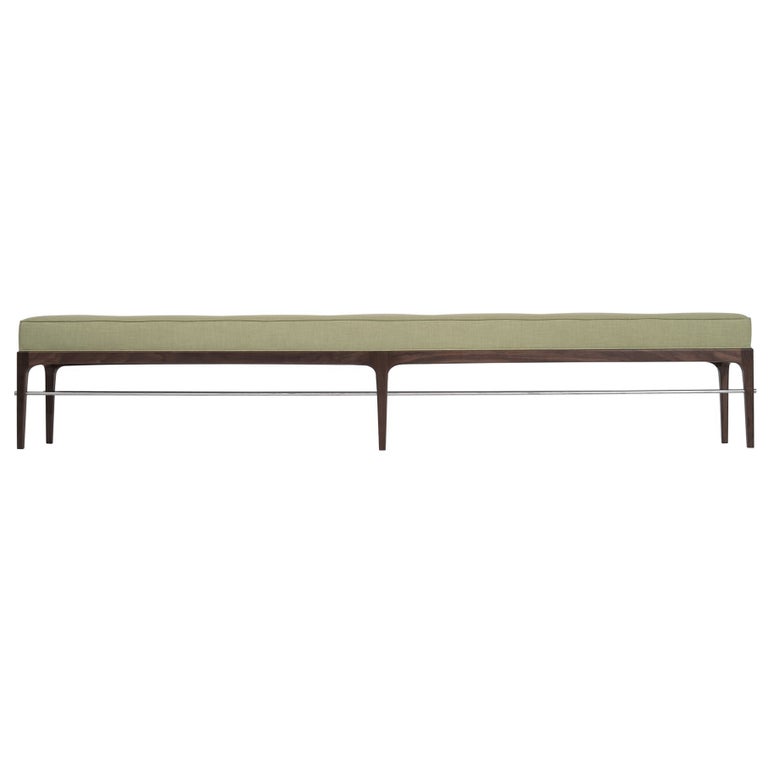 Linear Bench in Natural Walnut Series 96