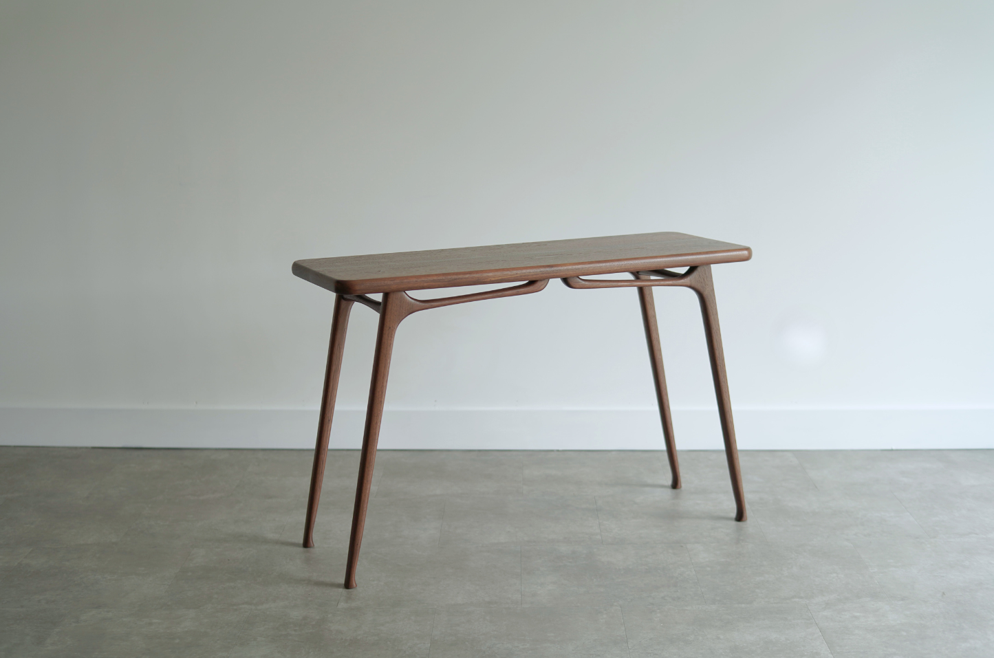 ICO Console Table in Dark Walnut