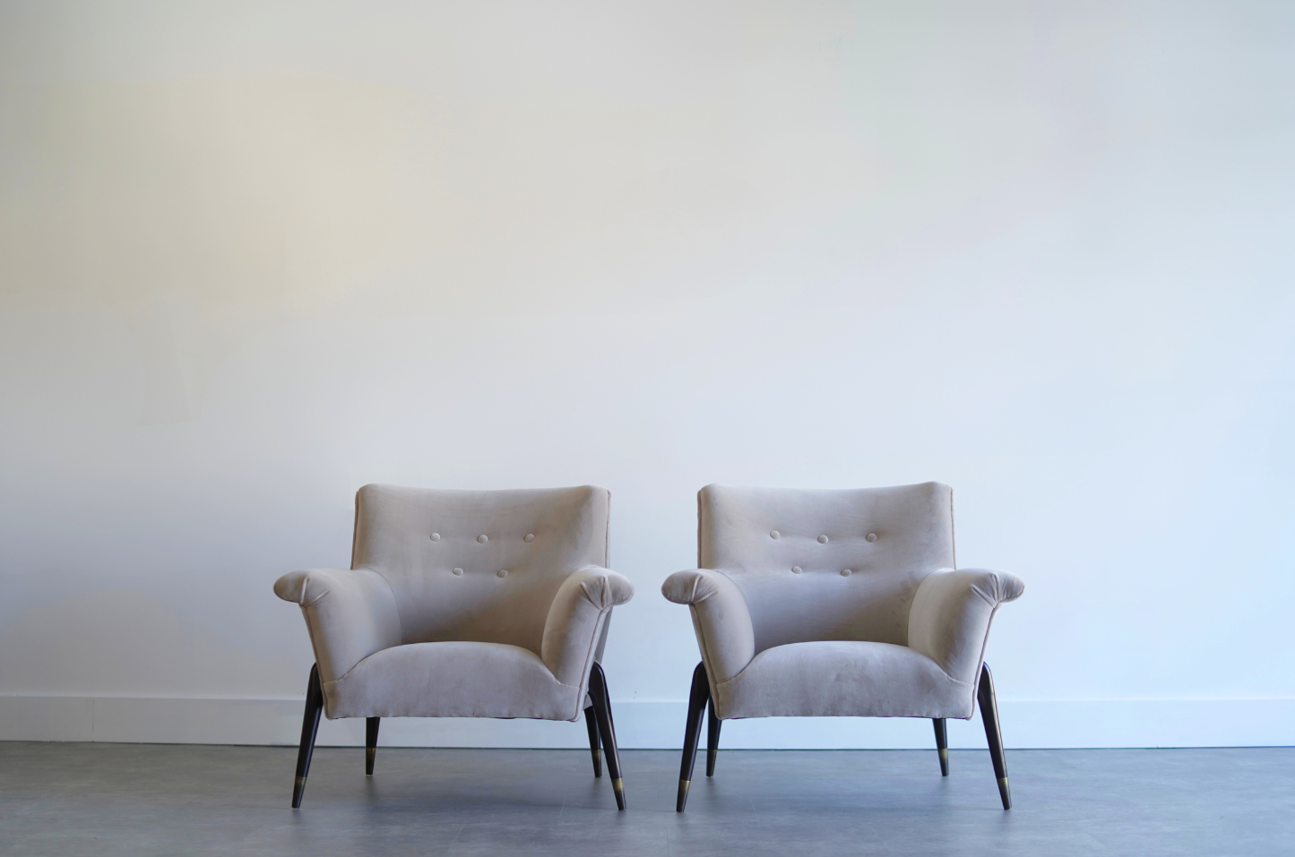 Spider Leg Lounge Chairs, Ico Parisi Style, C. 1960s