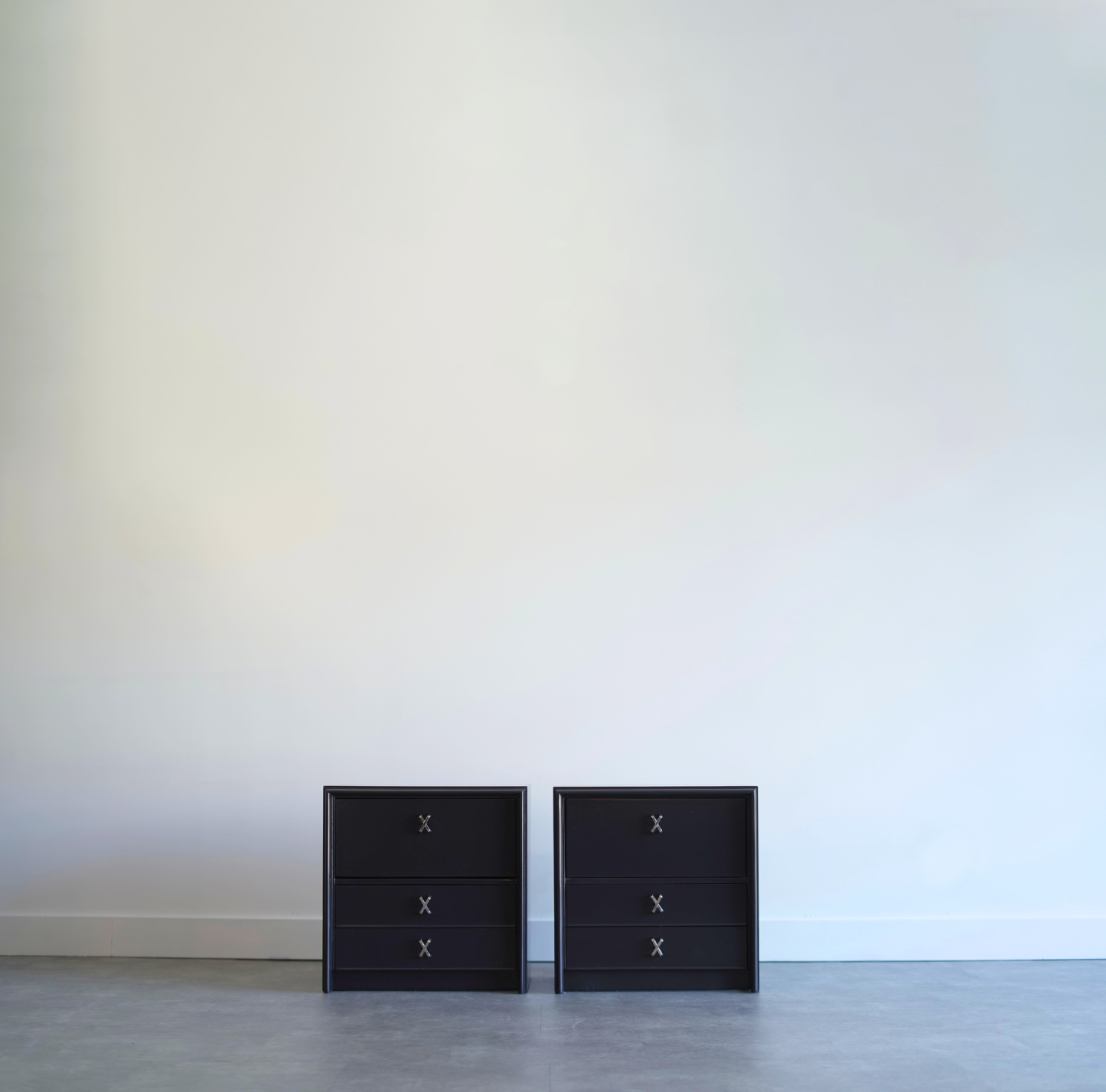 Lacquered Set of Paul Frankl Bedside Tables, C. 1950s