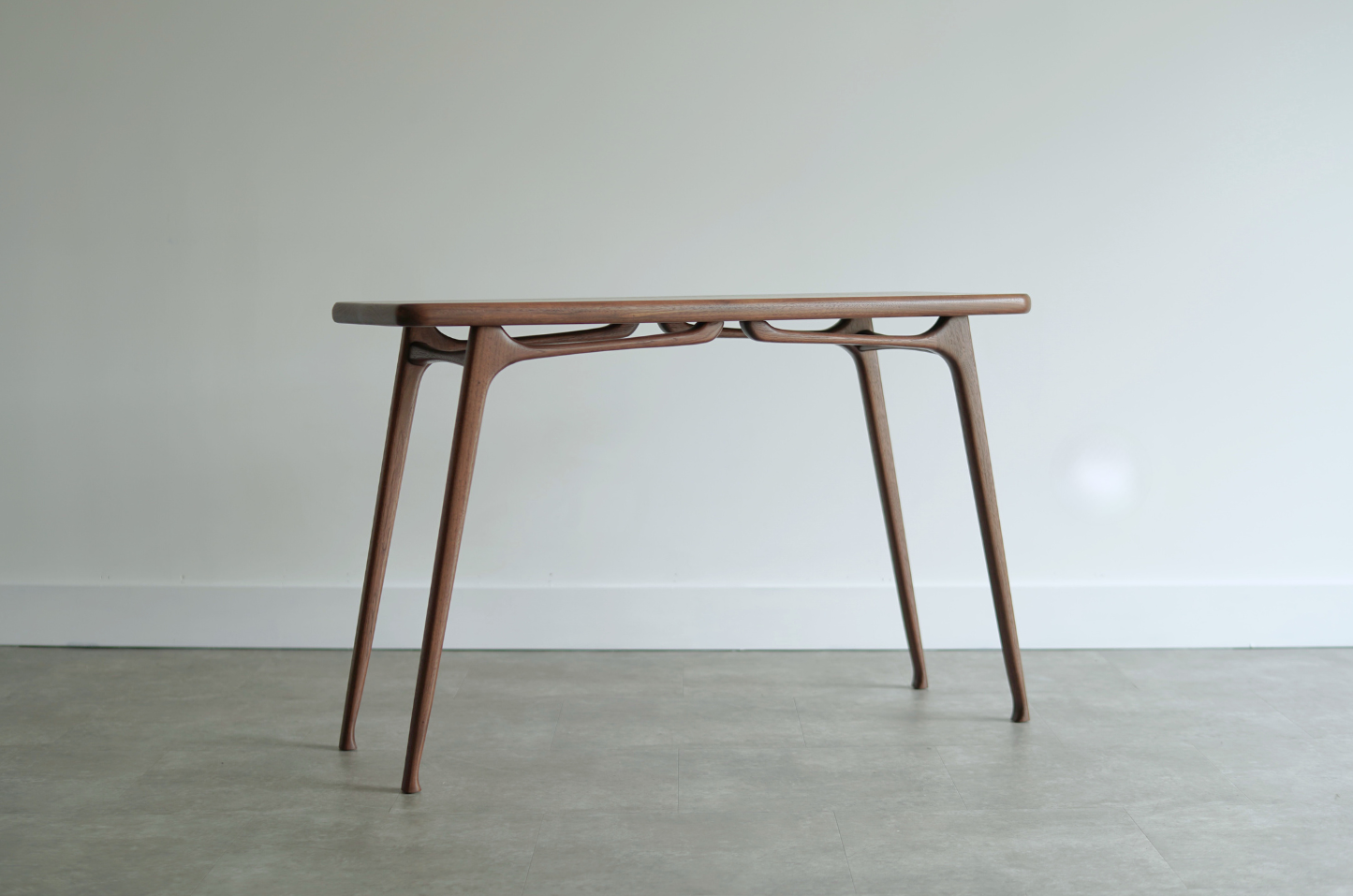 ICO Console Table in Dark Walnut