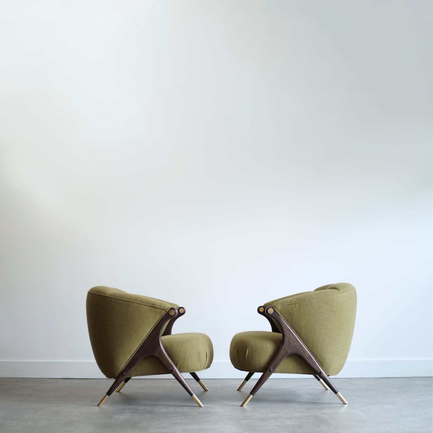 Set of Lounge Chairs by Karpen of California, C. 1950s