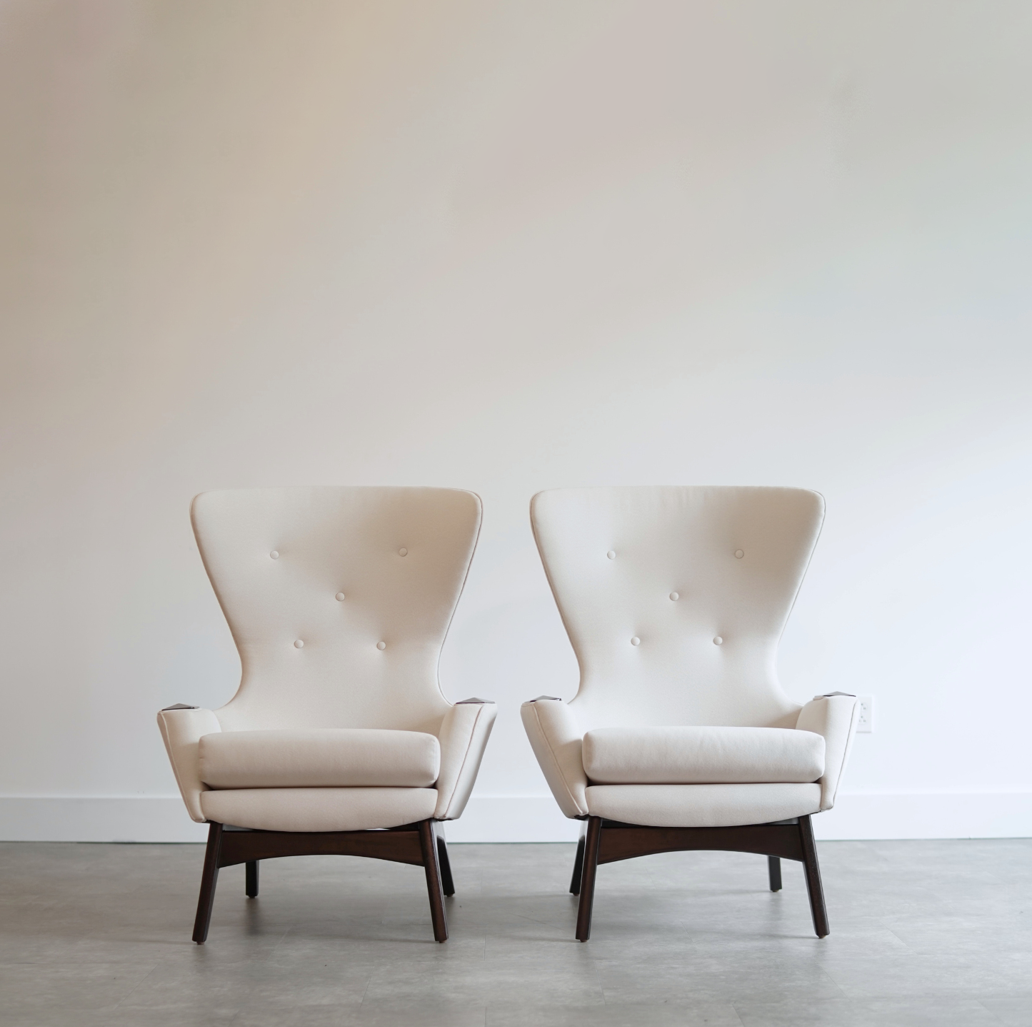 Wingback Lounge Chairs by Adrian Pearsall, C. 1950s