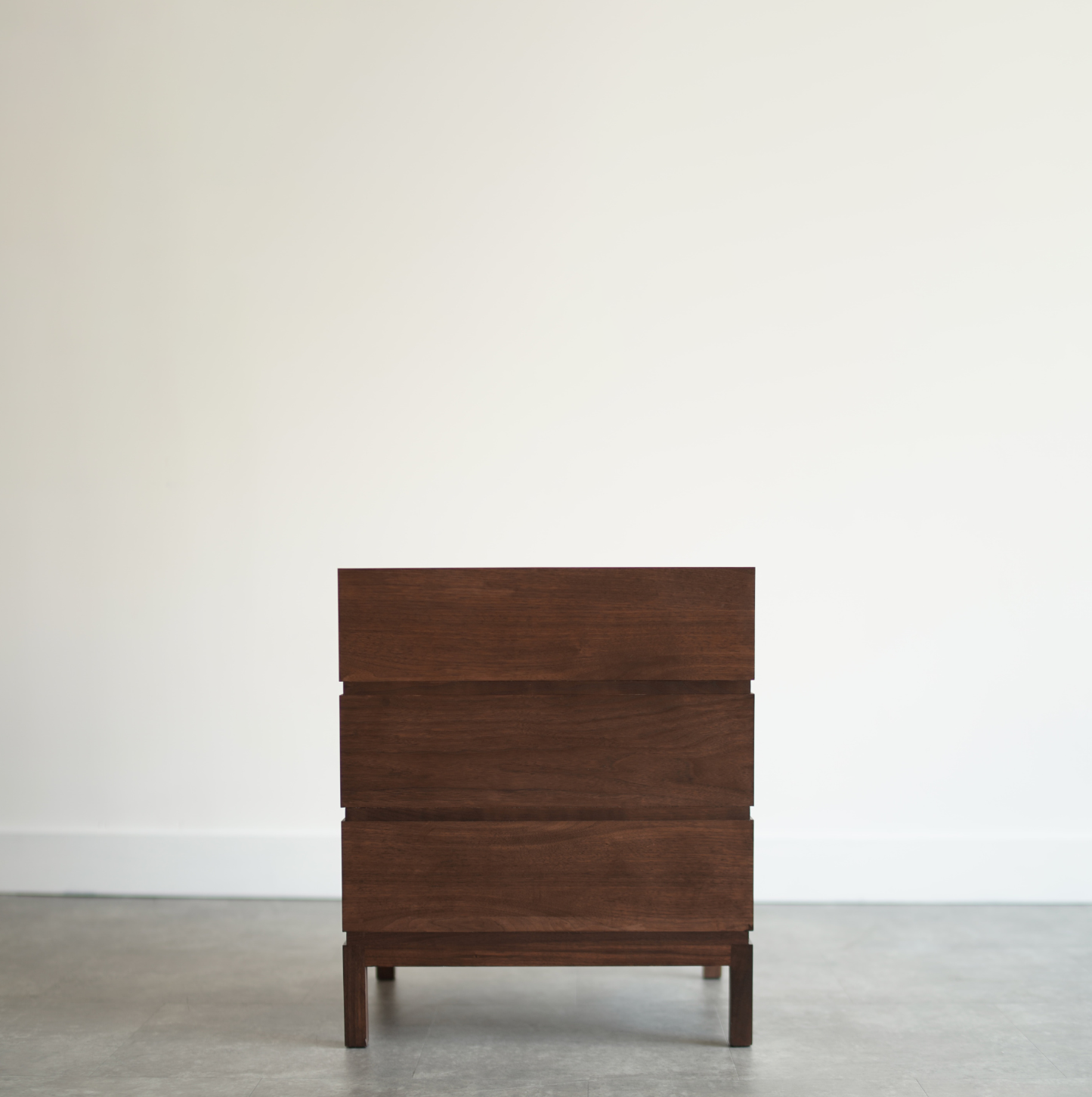 Stacked Nightstands in Dark Walnut