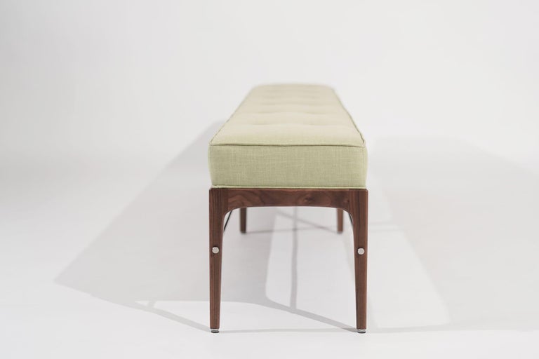 Linear Bench in Natural Walnut Series 96