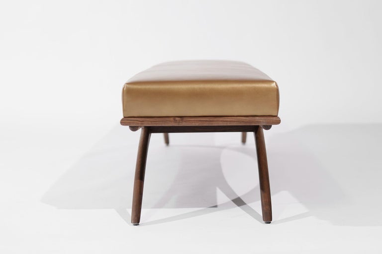 Convex Bench Series 72 in Matte Natural Walnut