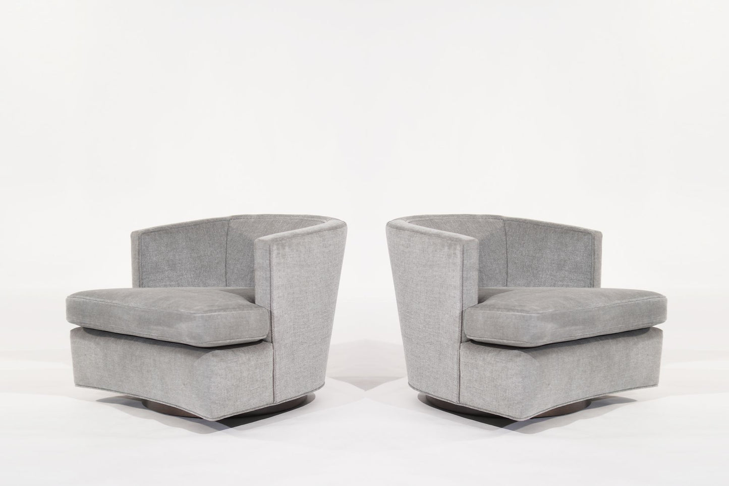 Set of Low-Profile Swivel Chairs by Harvey Probber, C. 1950s