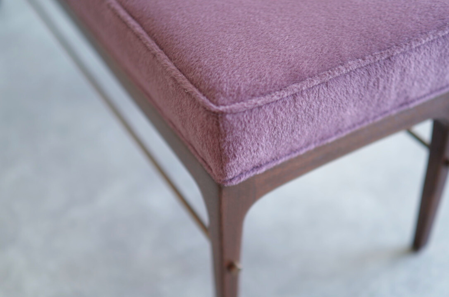 Linear Bench in Dark Walnut Walnut Series 48