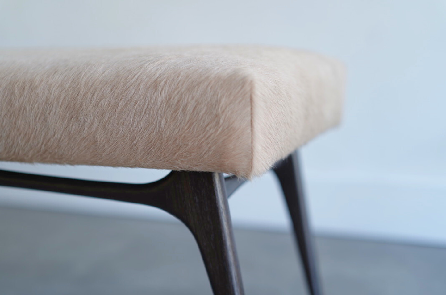 Sculptural ICO Bench Series 48 in Espresso