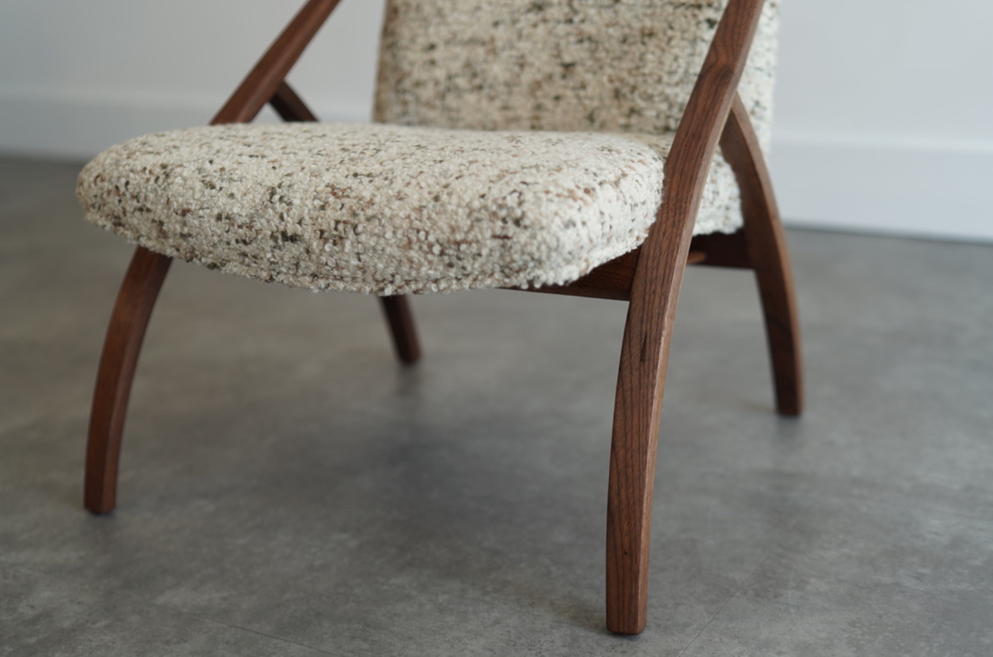 Sculptural Bent Teak Lounge Chair, Sweden, C. 1950s