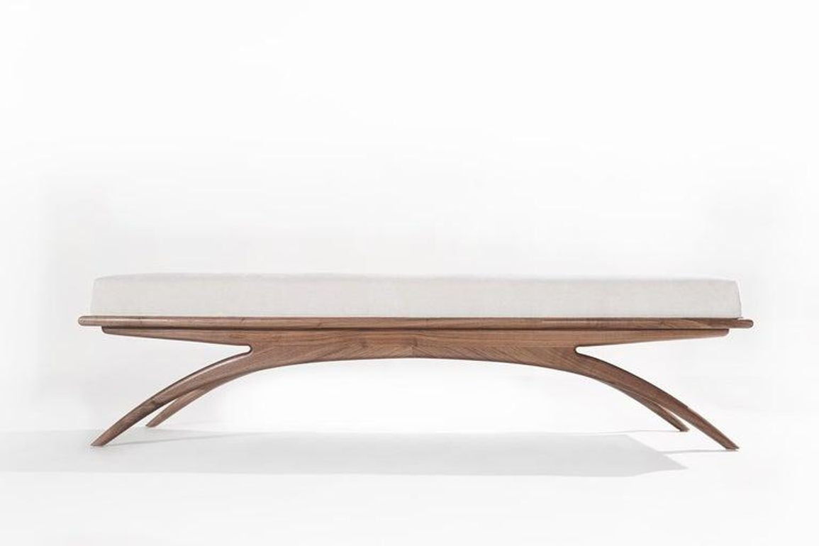 Convex Bench Series 72 in Natural Walnut