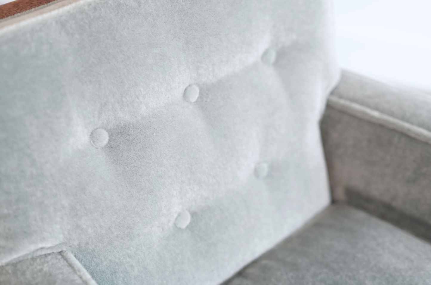 Set of Club Chairs by T.H. Robsjohn-Gibbings in Mohair, C. 1950s