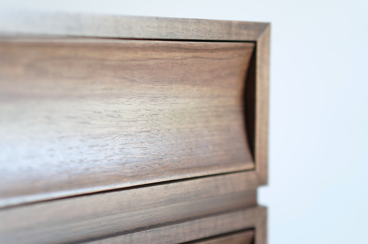 Stacked Nightstands in Dark Walnut