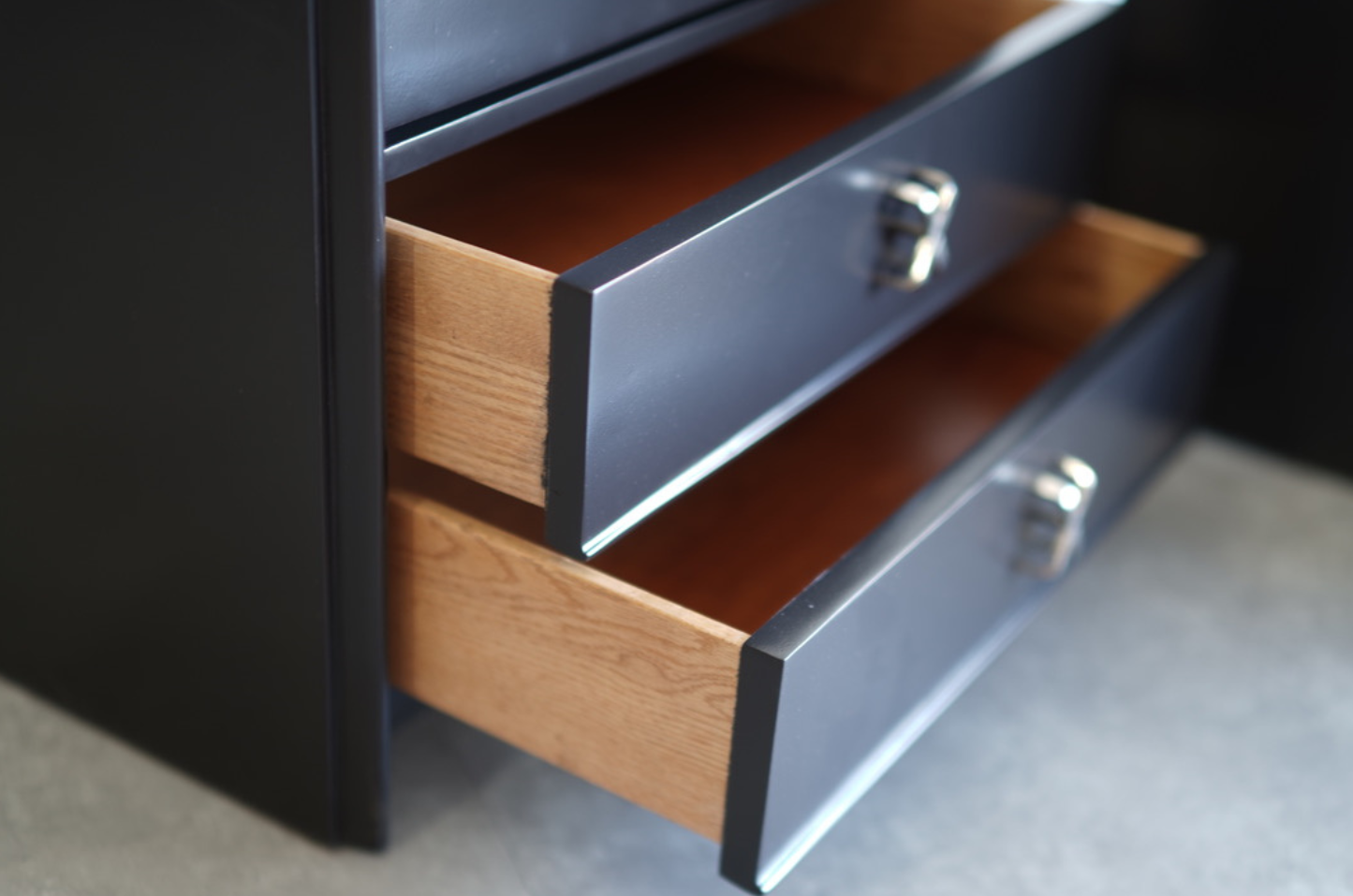 Lacquered Set of Paul Frankl Bedside Tables, C. 1950s