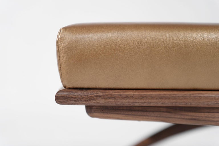 Convex Bench Series 72 in Matte Natural Walnut