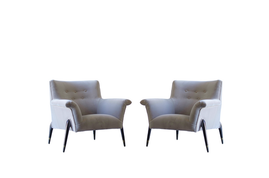 Spider Leg Lounge Chairs, Ico Parisi Style, C. 1960s