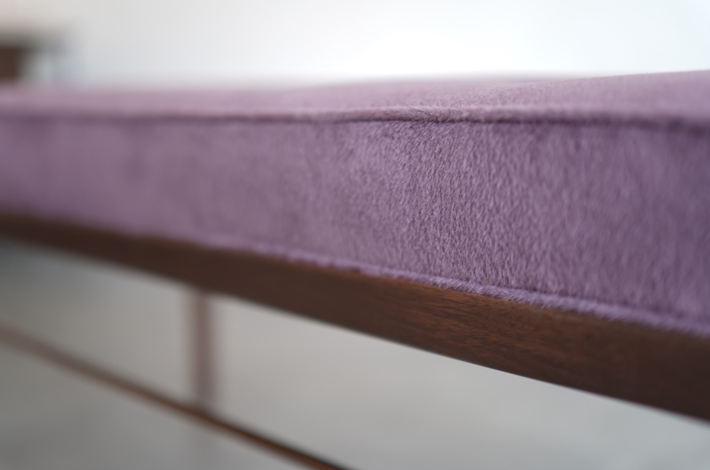 Linear Bench in Dark Walnut Walnut Series 48