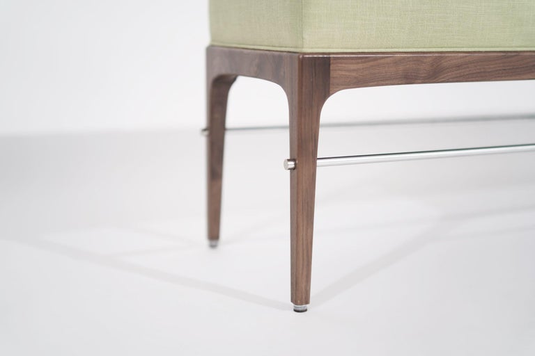 Linear Bench in Natural Walnut Series 96