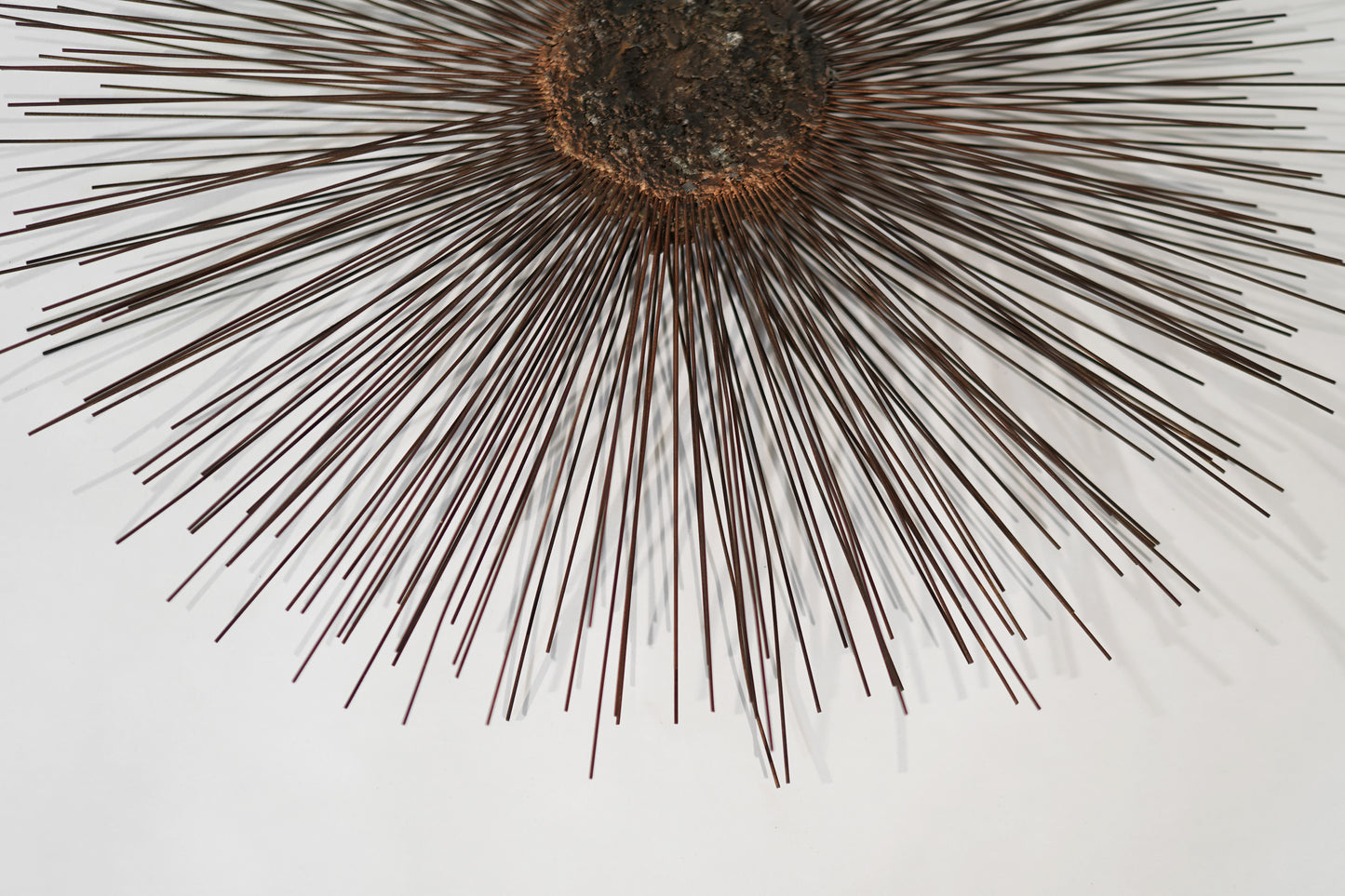 Industrial Metal Alloys Sunburst Wall Sculpture, C. 1970s