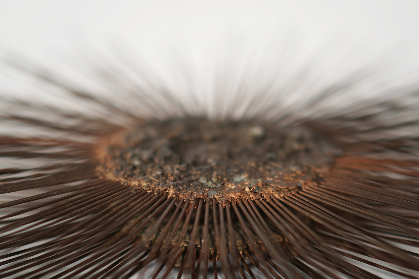 Industrial Metal Alloys Sunburst Wall Sculpture, C. 1970s