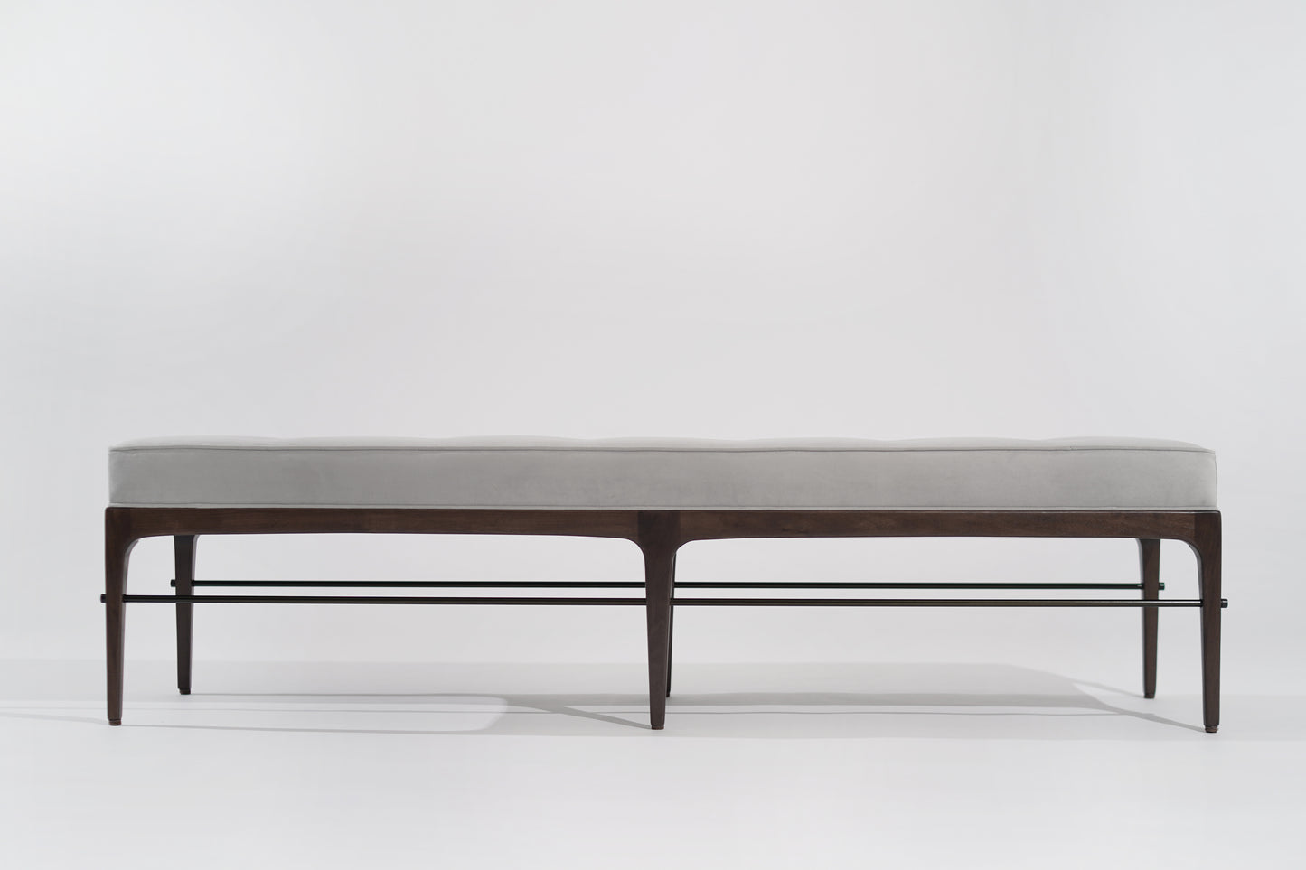 Linear Bench in Dark Walnut Series 72