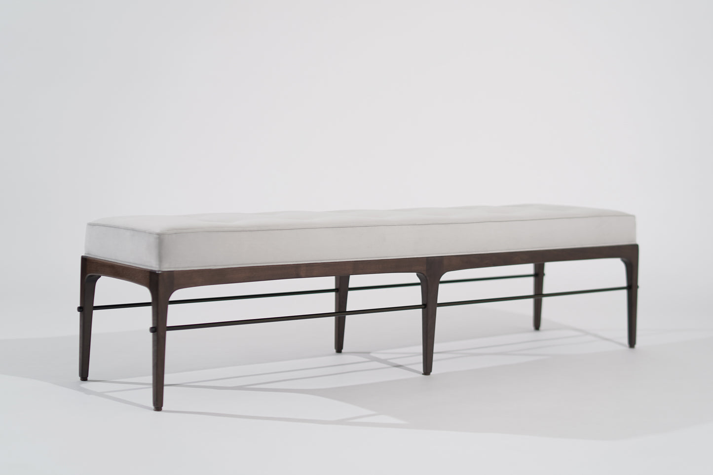 Linear Bench in Dark Walnut Series 72