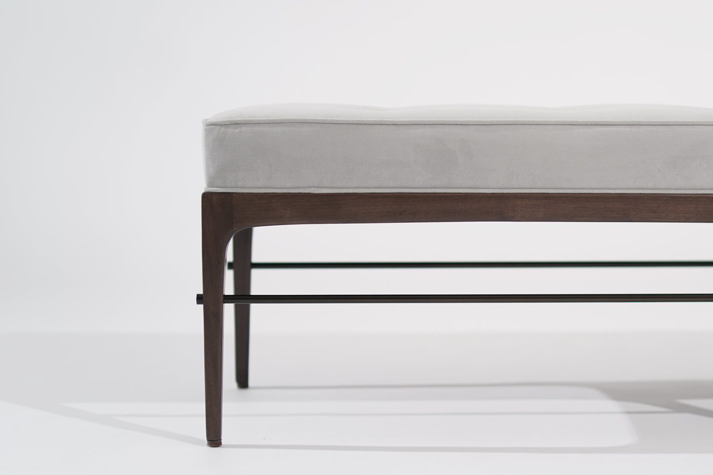 Linear Bench in Dark Walnut Series 72