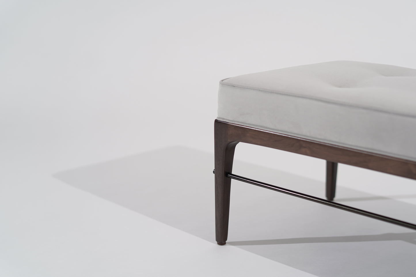 Linear Bench in Dark Walnut Series 72