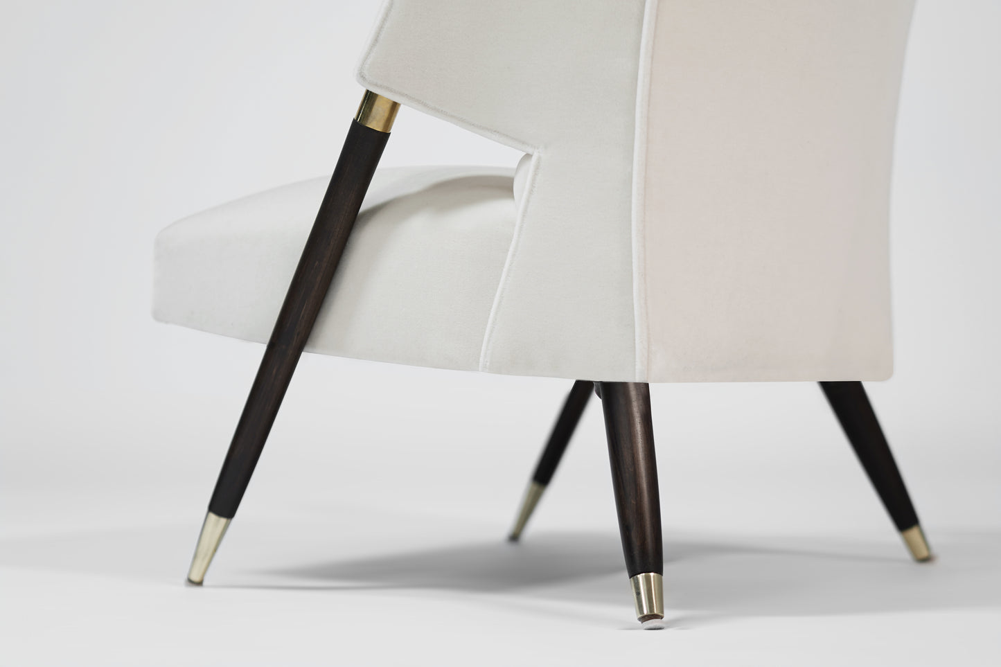 Set of Lounge Chairs by Karpen of California in Mohair, C. 1950s