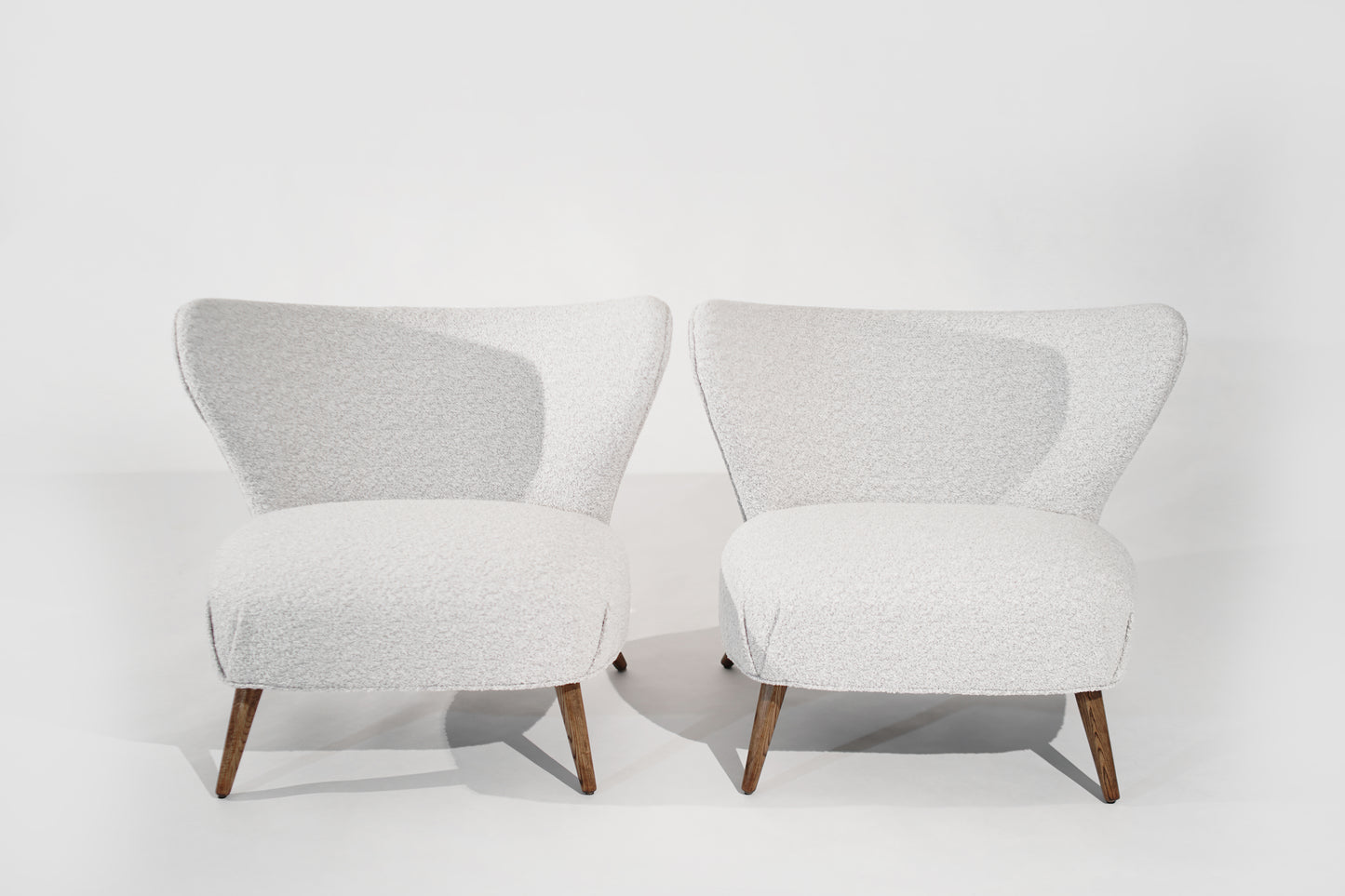 Scandinavian Modern Wingback Lounges, Denmark, C. 1950s
