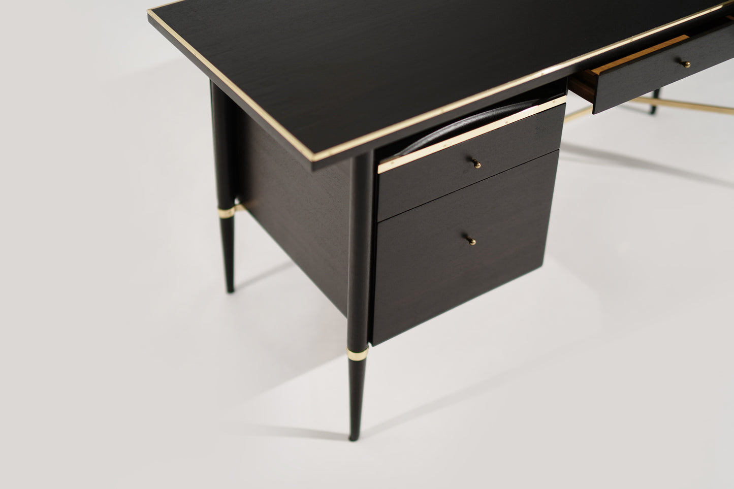 Ebonized Mahogany Desk by Paul McCobb, Connoisseur Collection, C. 1950s