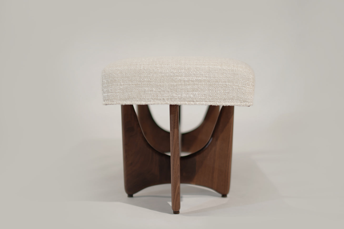 Artisanal Bench in Natural Walnut