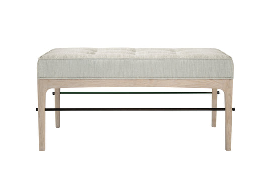 Linear Bench in White Oak Series 36