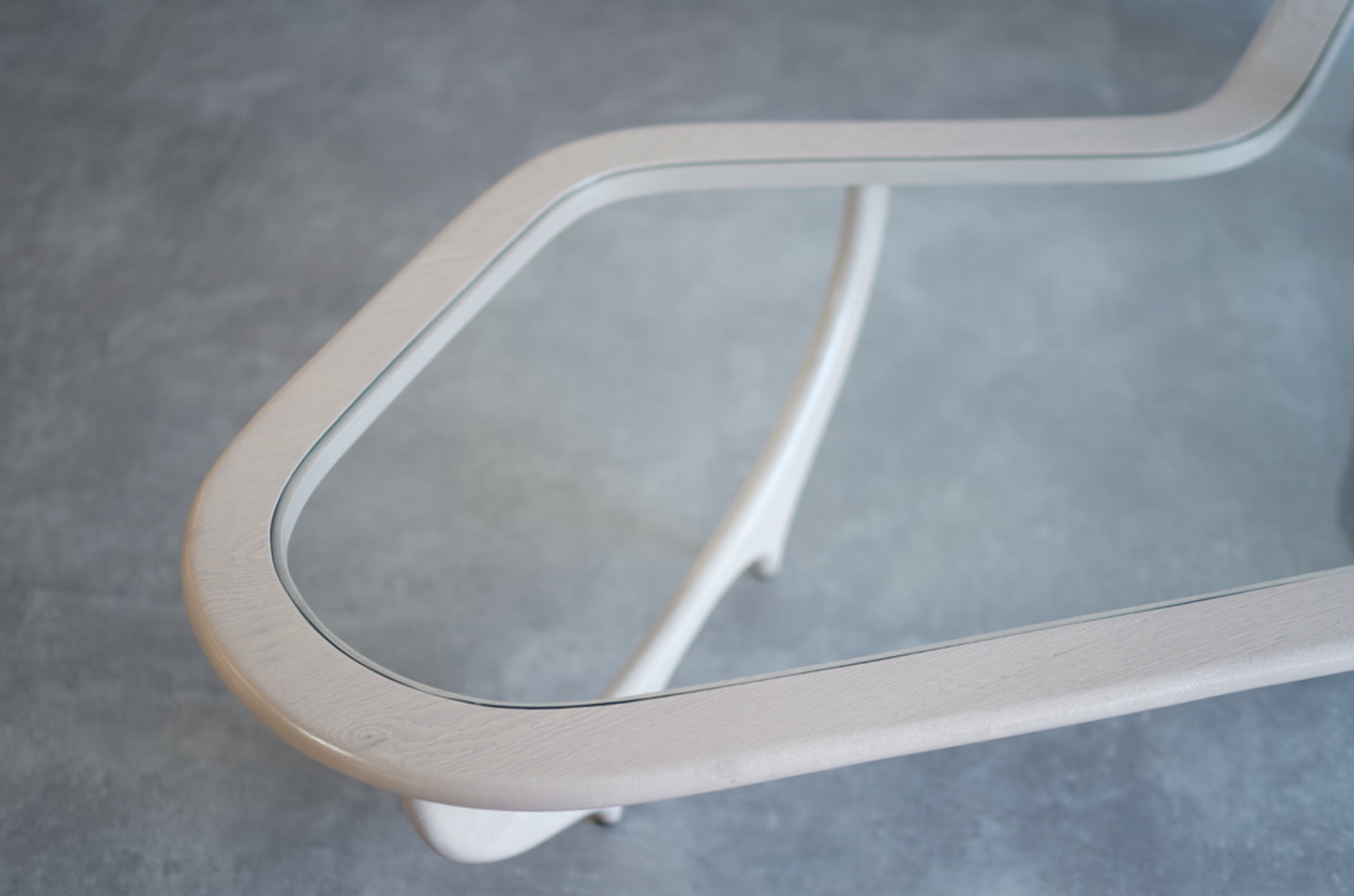 Contour Coffee Table in White Oak