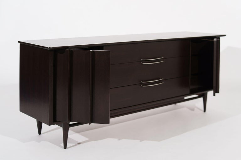 Eloquence Credenza in Dark Walnut by Kent Coffey, circa 1950s