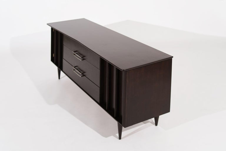 Eloquence Credenza in Dark Walnut by Kent Coffey, circa 1950s