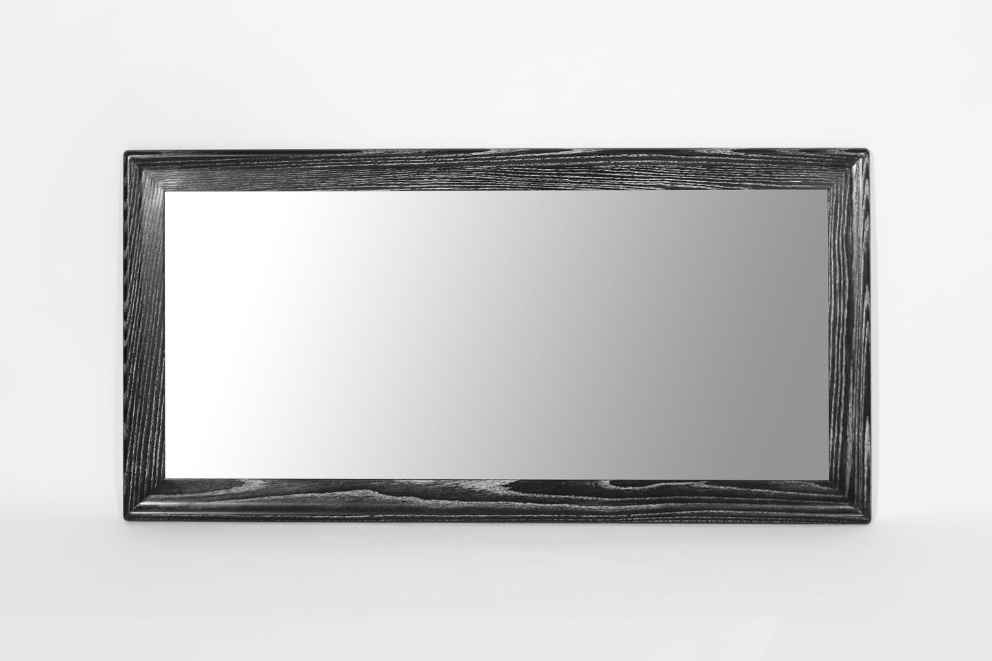 Modernist Limed Oak Rectangular Mirror, Circa 1960s