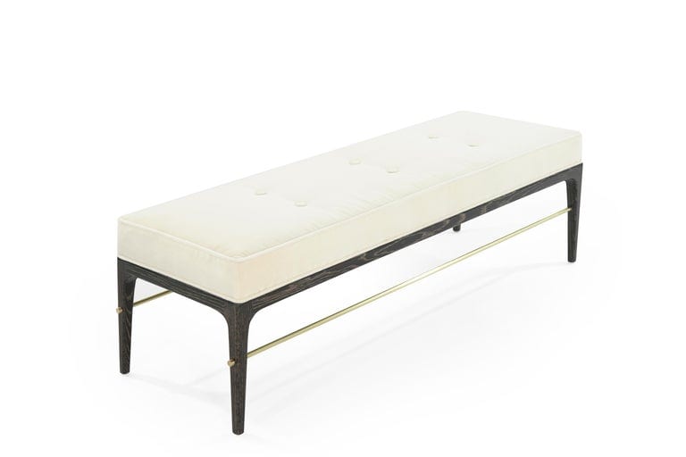 Linear Bench in Black Ceruse Series 48