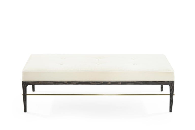 Linear Bench in Black Ceruse Series 48