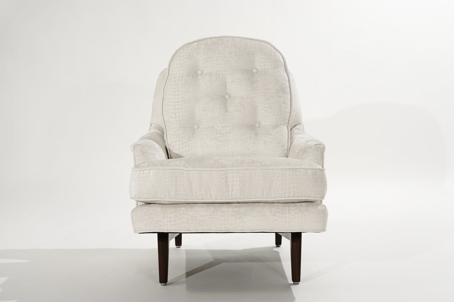 Edward Wormley for Dunbar Janus Collection Chair and Footstool, C. 1950s