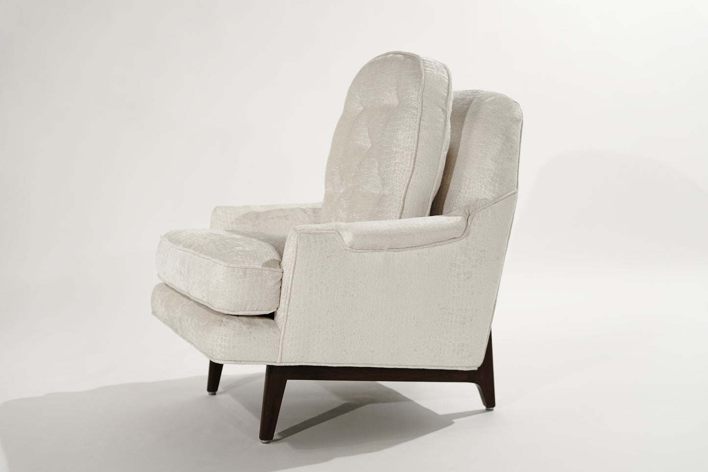 Edward Wormley for Dunbar Janus Collection Chair and Footstool, C. 1950s