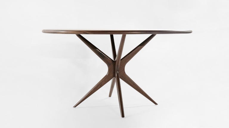 Gazelle Dining Table in Natural Walnut